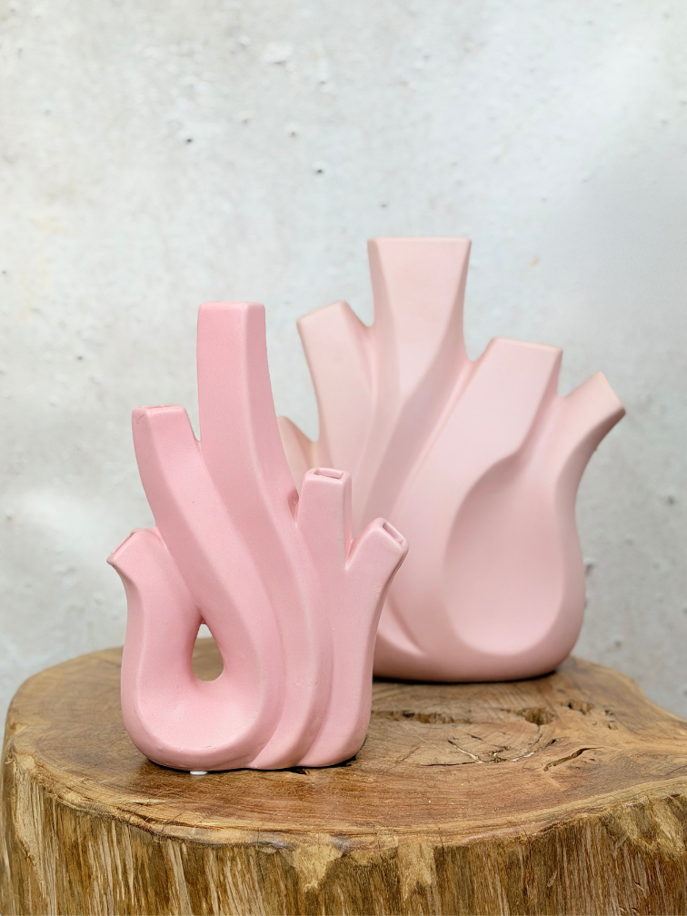 Tulpenvaas "Pink Coral" (Small) | 16,5x24,5cm