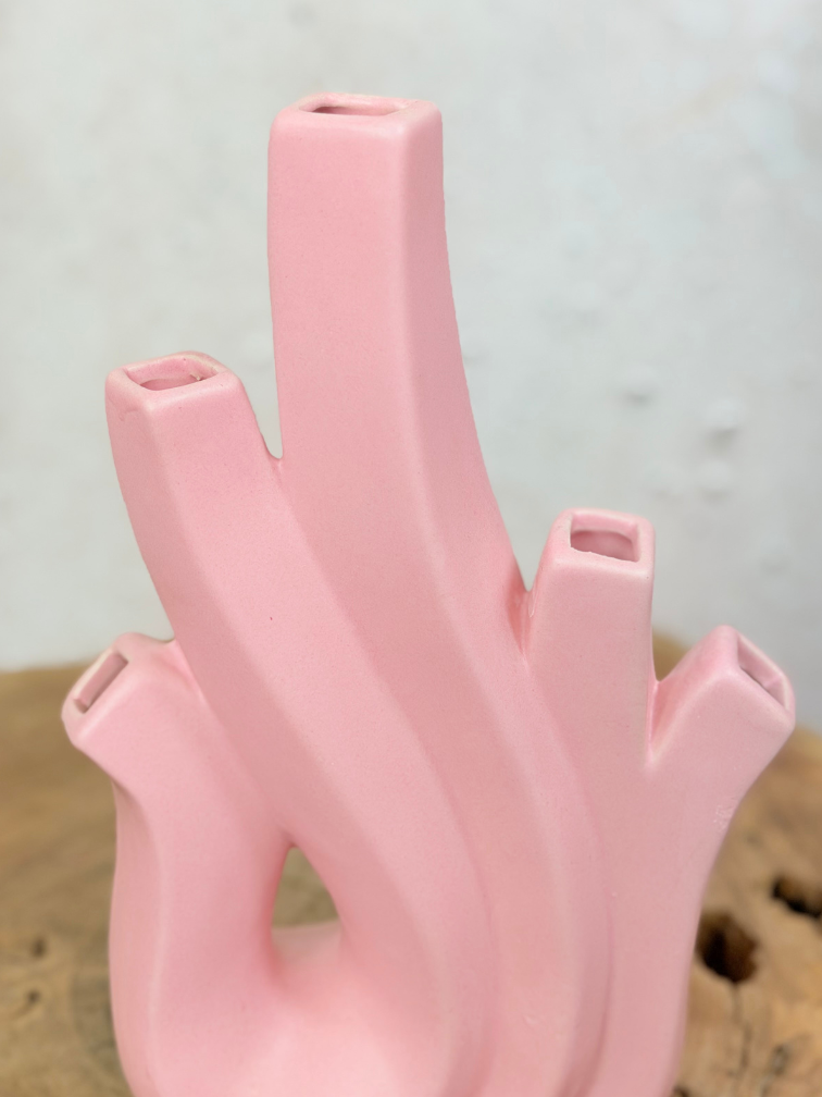Tulpenvaas "Pink Coral" (Small) | 16,5x24,5cm