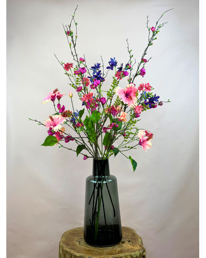 Zijden boeket "Sweet Blossom Storm" | 90 cm