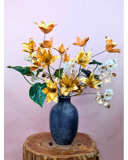 Zijden boeket "Golden Moon" | 60 cm