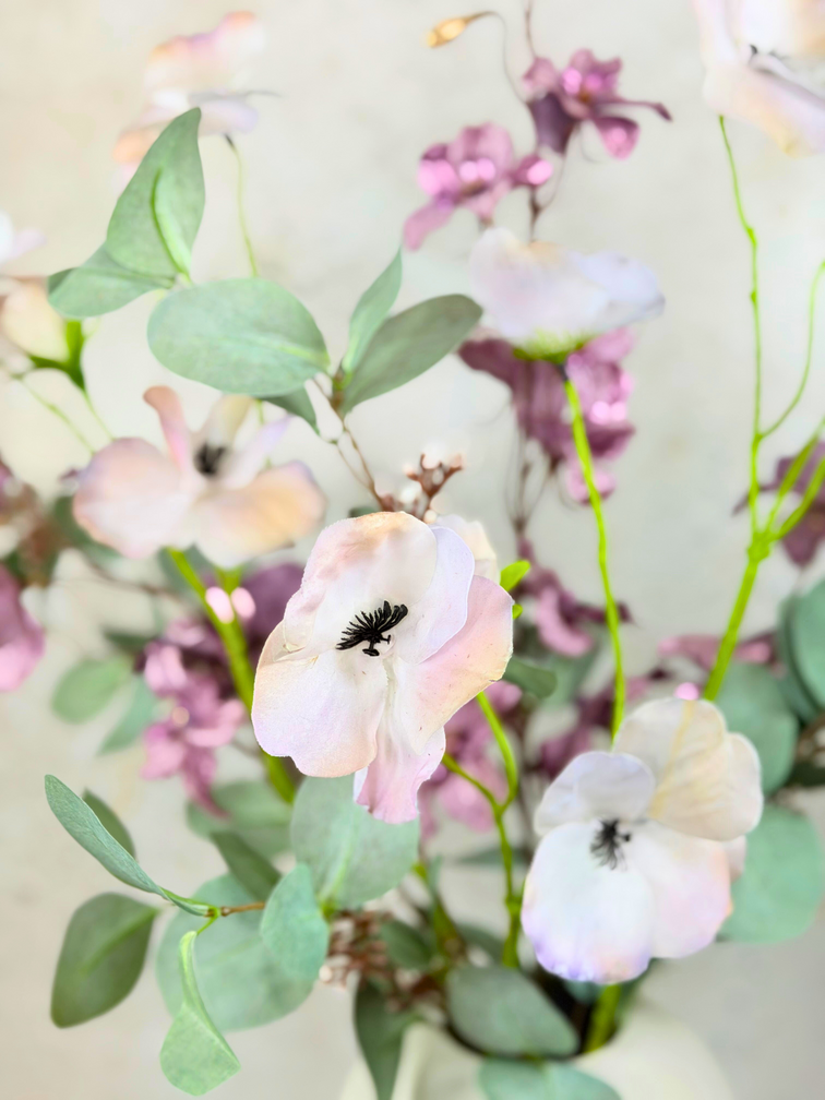 Zijden boeket "Lilac Treasure" | 70 cm