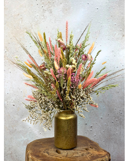 Droogboeket "Pink Garden" | 60cm