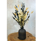 Droogboeket "Midnight Bloom" incl. vaas