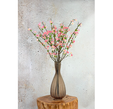 Zijden boeket "Appel Bloesem" - incl. vaas | 85cm