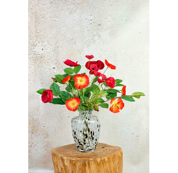 Zijden boeket "Poppy Love" | 60cm