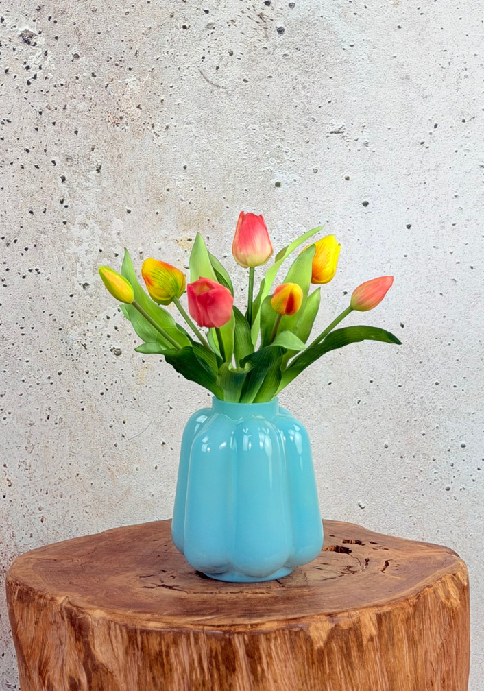 Kunst tulpen - kleurenmix  pastel | 7 stuks