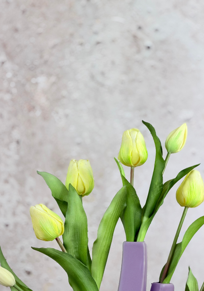 Kunst tulpen - wit | 7 stuks