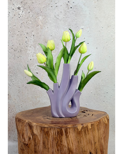 Kunst tulpen - wit | 7 stuks