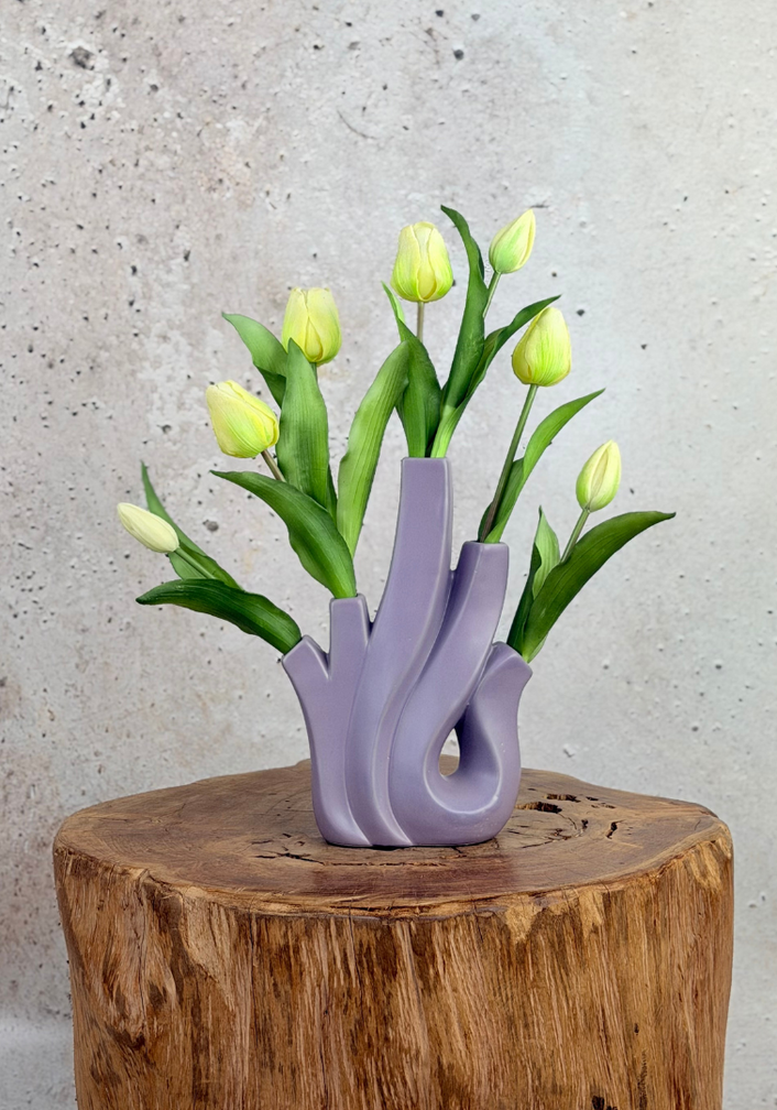 Kunst tulpen - wit | 7 stuks