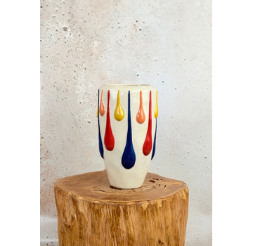 Keramieke Regenboog bloempot |  Large - 20x34cm