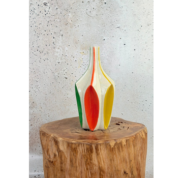 Keramieke Regenboog vaas | Large - 17x34cm