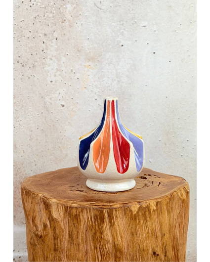 Keramieke Regenboog vaas | Small - 18x23cm