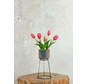 Kunst Tulpen - fuchsia (incl. pot) | 30cm
