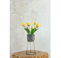 Kunst Tulpen - geel (incl. pot) | 30cm
