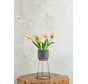 Kunst Tulpen - oranje (incl. pot) | 30cm