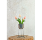 Kunst Tulpen - roze (incl.  pot) | 30cm