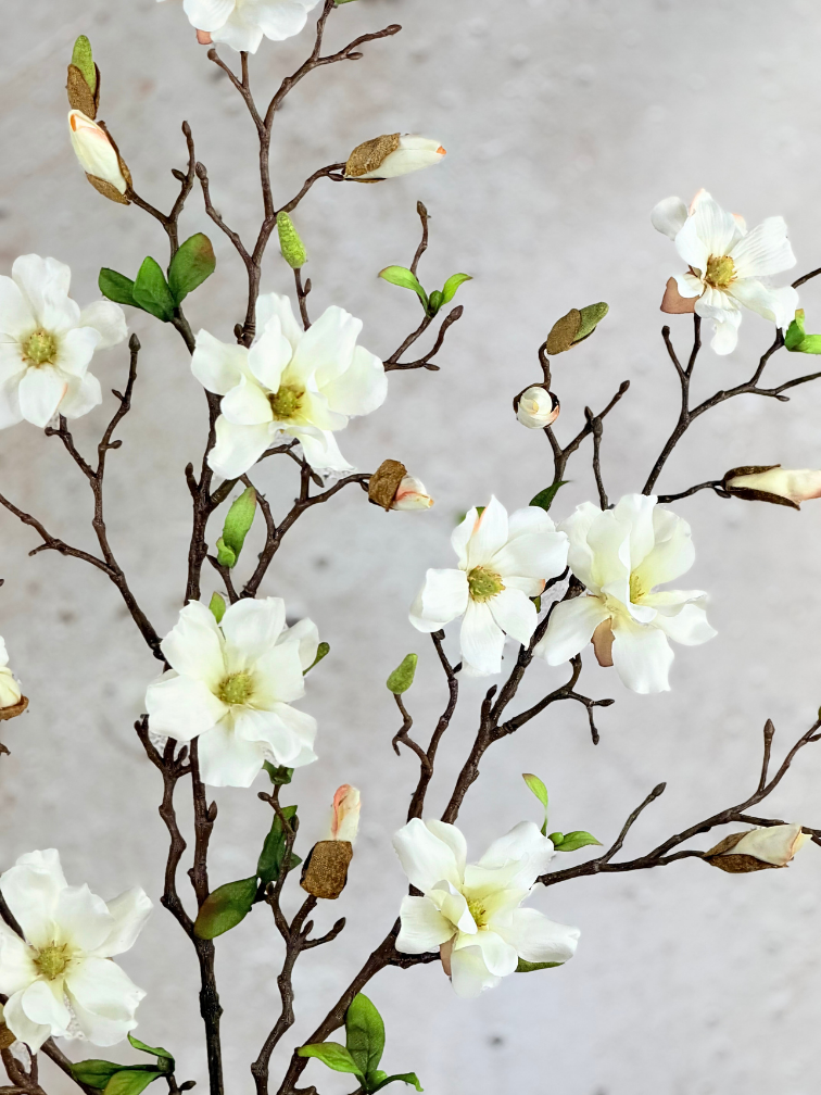 Zijden boeket "Soft Magnolia"  | 70cm