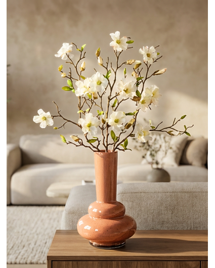 Zijden boeket "Soft Magnolia"  | 70cm