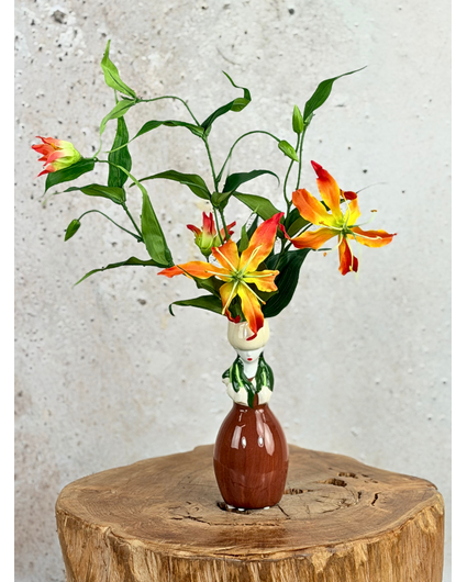 Zijden boeket "Glorious Mind" - inclusief vaas