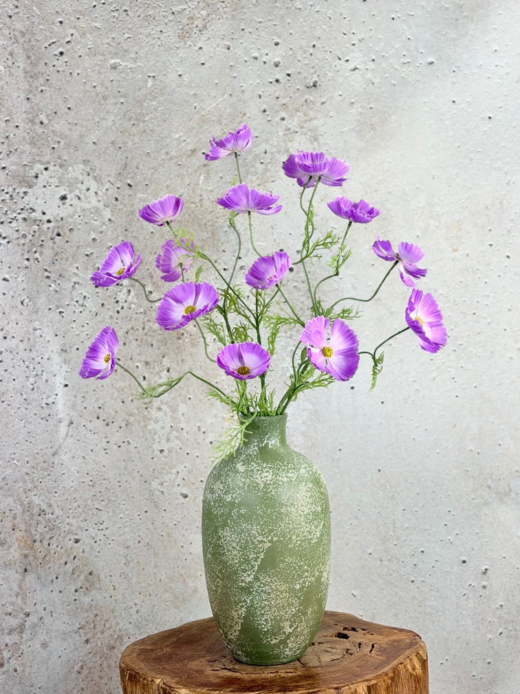 Zijden boeket "Veldboeket Lilac" | 80cm