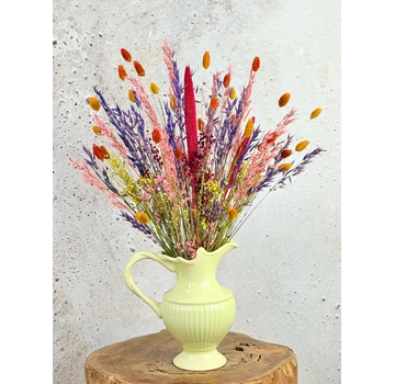 Droogbloemen boeket "Happy Teapot" | 70cm