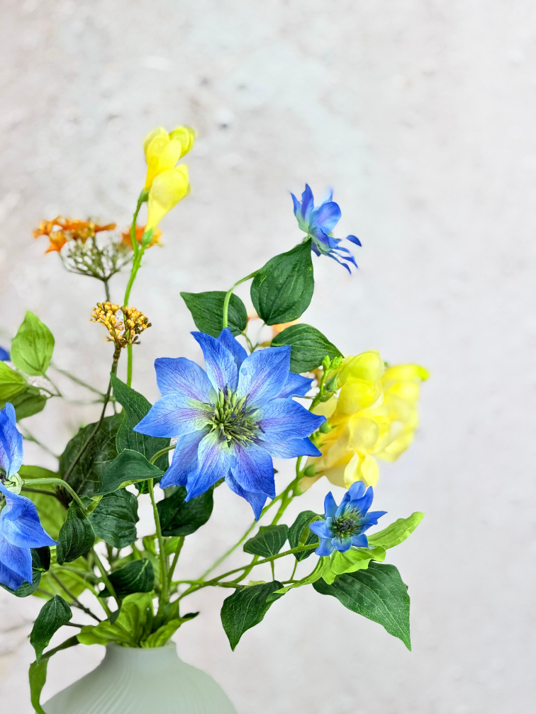 Zijden boeket "Silician Breeze" | 50cm