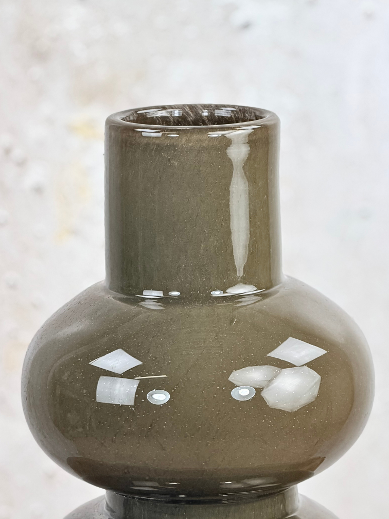 Vase The World |  "Alima Dark Brown" | ⌀20xH35cm