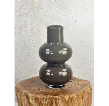 Vase The World |  "Alima Dark Brown" | ⌀20xH35cm