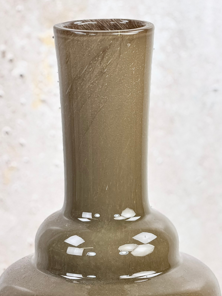 Vase The World |  "Bolombo Dark Brown" | ⌀20xH36cm