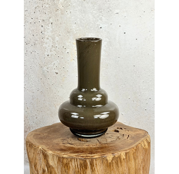 Vase The World |  "Bolombo Dark Brown" | ⌀20xH36cm