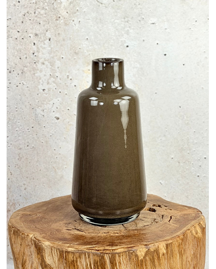 Vase The World | "Jana Dark Brown" | Ø18 x H35 cm