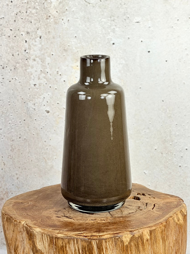 Vase The World | "Jana Dark Brown" | Ø18 x H35 cm