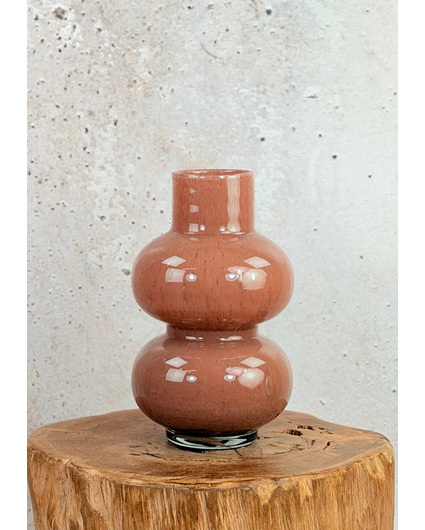 Vase The World |  "Alima Brown" | ⌀20xH35cm