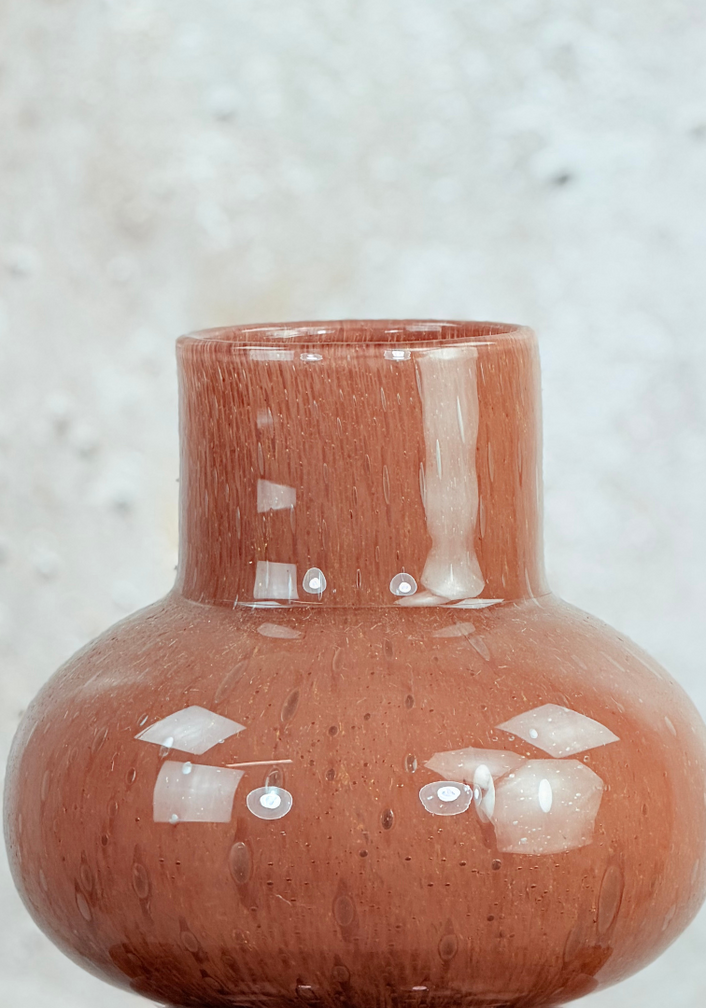 Vase The World |  "Alima Brown" | ⌀20xH35cm
