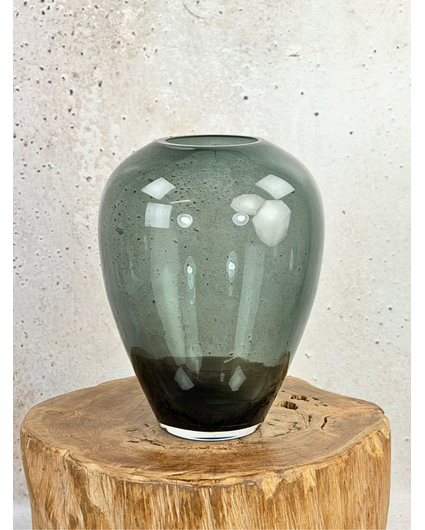 Vase the World | Kander vaas "Grey" | ⌀28xH35cm