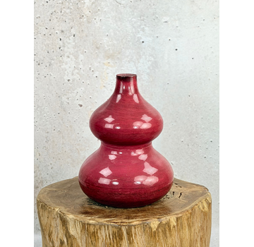 Metallic Vase | "Red" | Ø24 x 30 cm