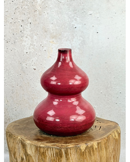 Metallic Vase | "Red" | Ø24 x 30 cm
