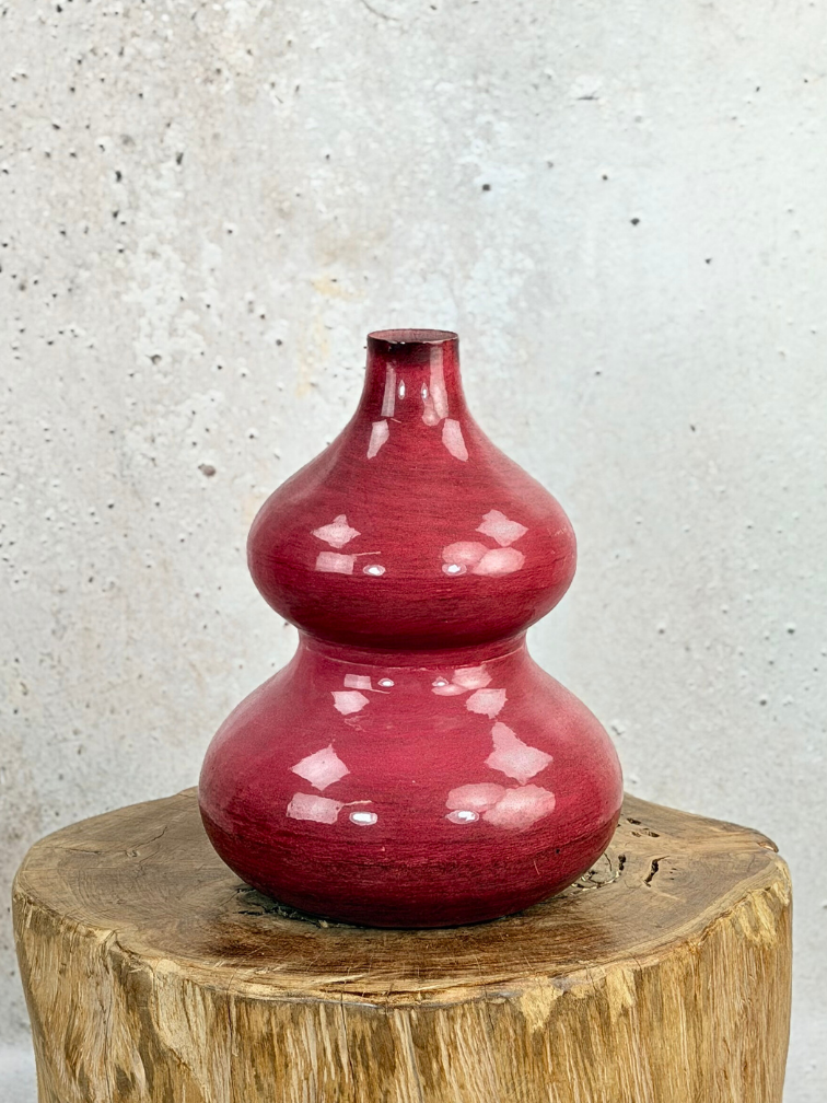 Metallic Vase | "Red" | Ø24 x 30 cm