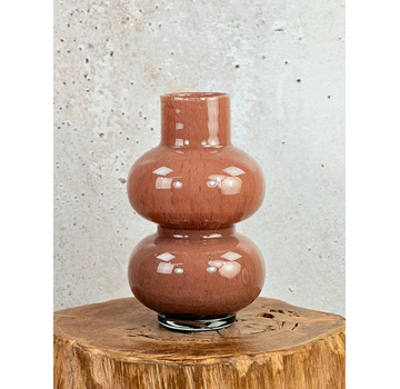 Vase The World |  "Alima Brown" | ⌀20xH35cm
