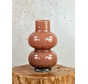 Vase The World |  "Alima Brown" | ⌀20xH35cm