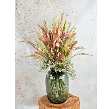 Droogboeket "Pink Garden  XL" | 85cm