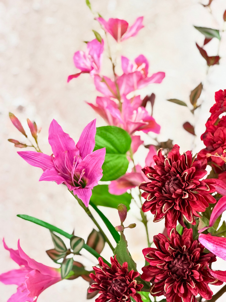 Zijden boeket "Lily Rose" | 70cm