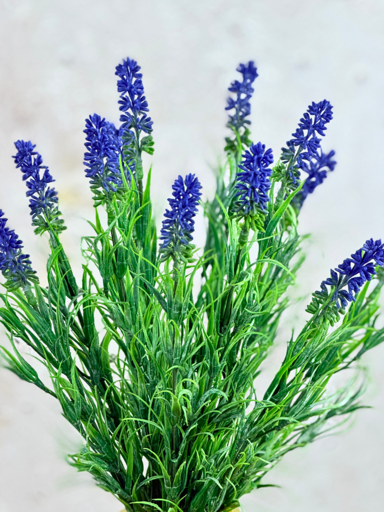 Zijden boeket "Lavender Dream" - incl. vaas