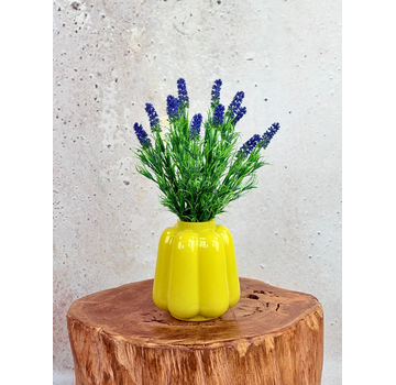Zijden boeket "Lavender Dream" - incl. vaas