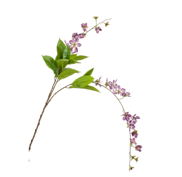 Zijden bloesem "Bauhinia hanging spray" purple | 100 cm