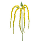 Zijden bloem "Amaranthus"yellow | 97 cm