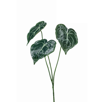 Zijden bloem "Anthurium leaves" | 62cm