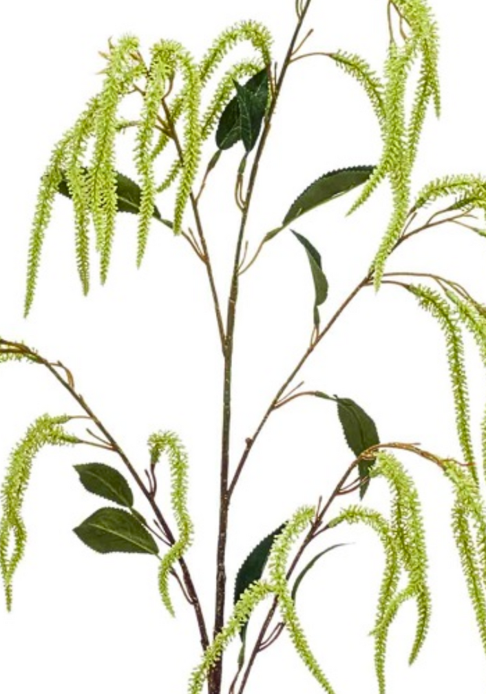 Zijden bloem "Amaranthus XL" green | 100cm