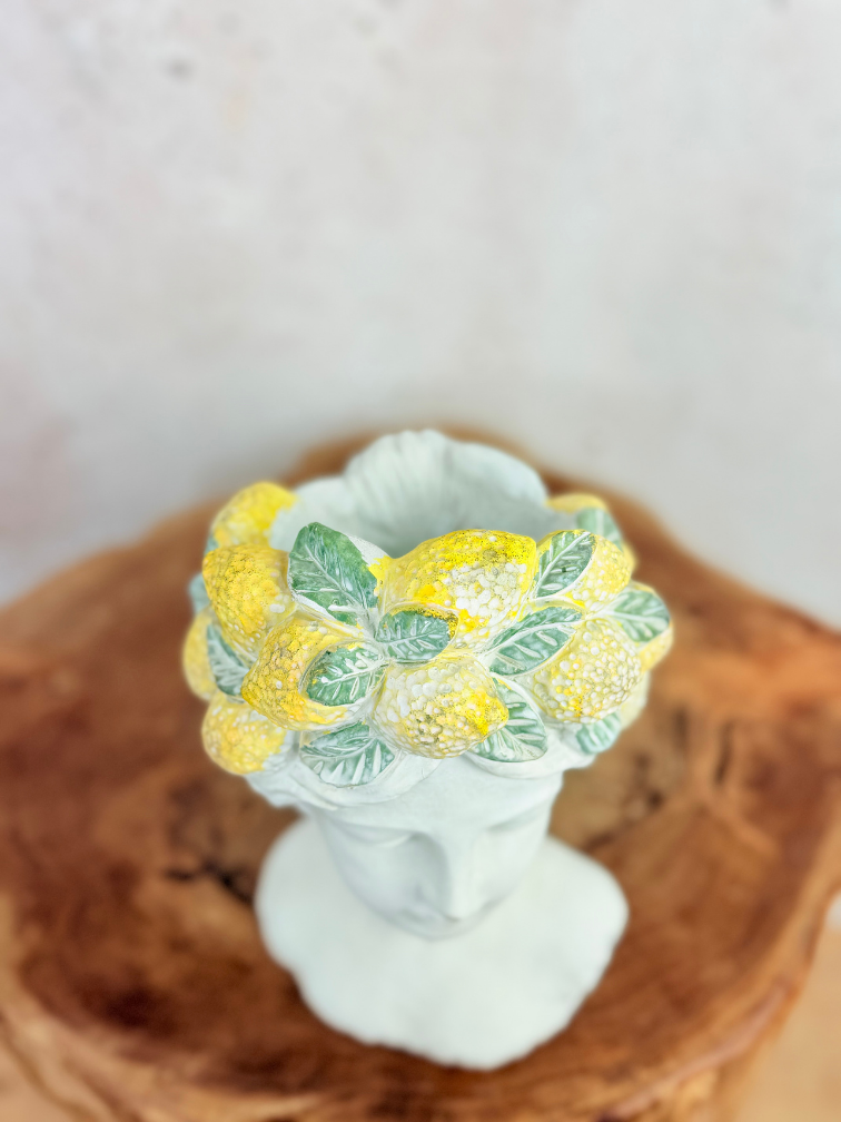 "Lady Lemona" bloempot | Ø15x15cm