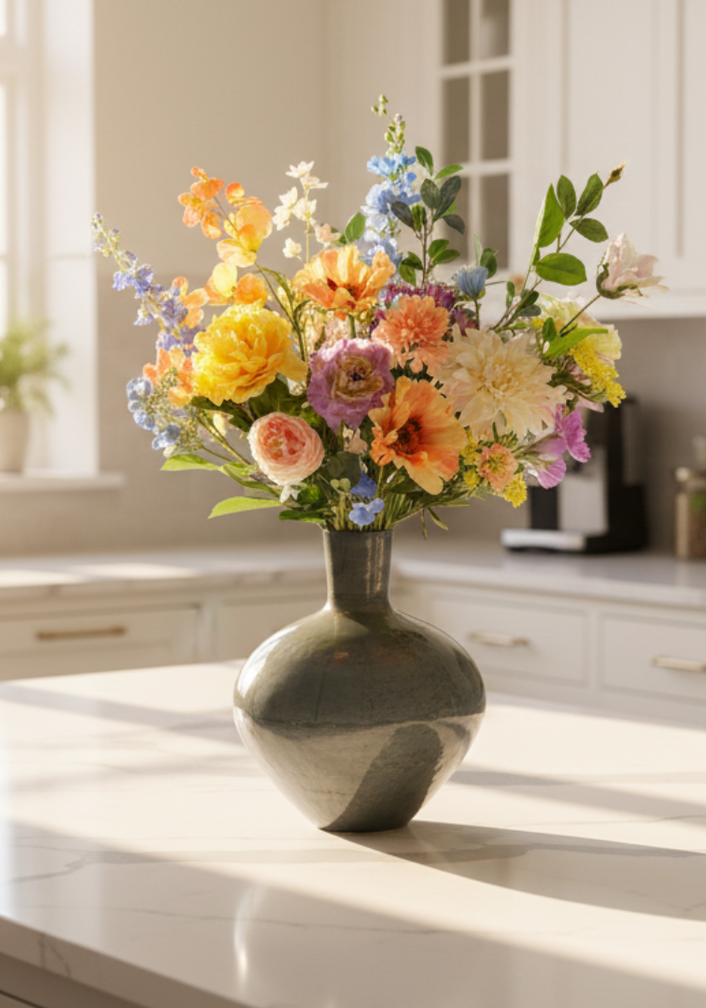 Zijden boeket "Pastel Beauty"  | 100 cm